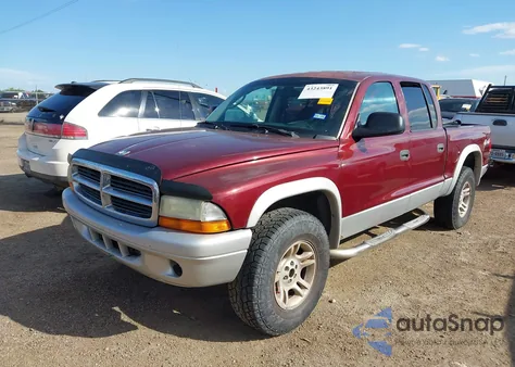 2003 Dodge Dakota Slt z USA, uszkodzony, nr VIN 1D7HG48N43S256520